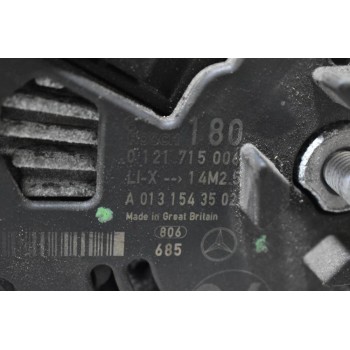 Δυναμό Mercedes-Benz ML 350 3.5 272967 V6 2004-2010 BOSCH 0121715006 A0131543502 180A (Γνήσιο)