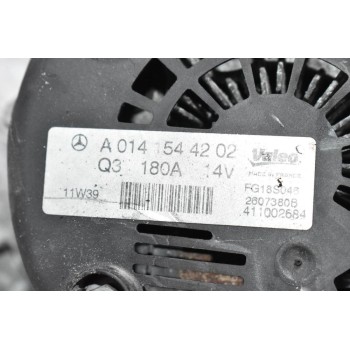 Δυναμό Mercedes-Benz E 350 W212 / CLS 276952 3.5 180A 14V 2011-2016 A0141544202 (Γνήσια) (Σπασιμο Στο Πλαστικό)