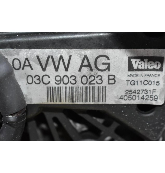 Δυναμό Volkswagen 1.4 TSI CAV BLG BMY CAX 2008-2013 03C903023B 140A (Seat Audi Skoda) (Γνήσιος)