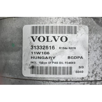 Κομπρεσέρ Aircondition - A/C Volvo V60 / S60 B4164T 2010-2015 31332616