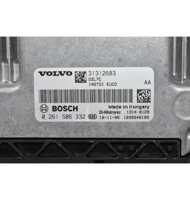 Εγκέφαλος Volvo V70 / V60 / S60 / XC60 2.0t B4204T7 2010-2015 31312683 0261S06332 1039S40105 (Γνήσιο)