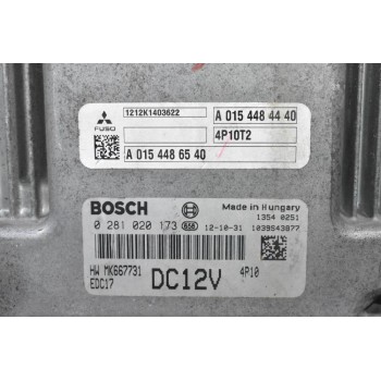 Εγκέφαλος Mitsubishi Canter Fuso 3.0cc Bosch Euro6 4P10T2 2010-2017 0281020173 MK667731 A0154486540 1039S43887