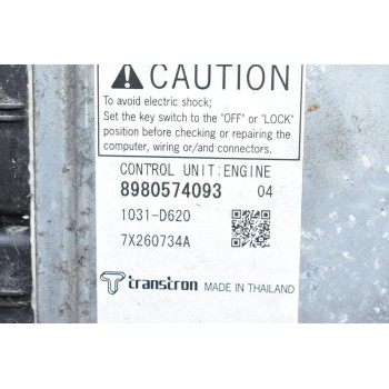 Εγκέφαλος Isuzu D-Max 2.5 4JK1 2007-2013 8980574093 1031-D620