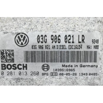 Εγκέφαλος Volkswagen Passat / Touran 1.9 TDI 2001-2010 BOSCH 03G906021LR 03G906021 0281013260 1039S16965 (Seat / Audi / Skoda)