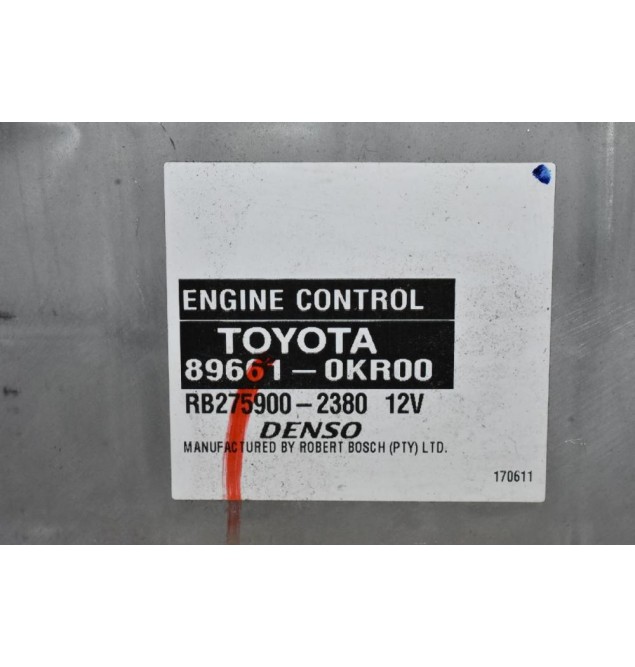 Εγκέφαλος Κινητήρα Toyota Hilux 2005-2015 DENSO 89661-0KR00 RB275900-2380 (Γνήσιος)