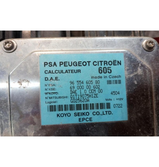 Εγκέφαλος Τιμονιου Citroen C2 2003-2008 9655460580