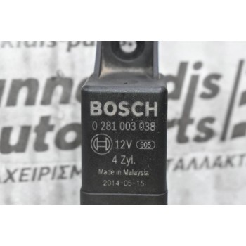 Ρελέ Προθερμαντήρων Volkswagen Amarok / Golf / Caddy 2003-2020 0281003038 (Seat Audi Skoda) (Γνήσιο)