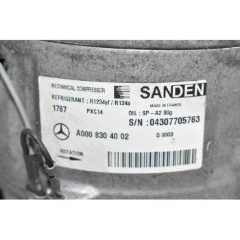 Κομπρεσέρ Aircondition Mercedes-Benz C180 W204 C204 1.6cc 274910 2007-2020 A0008304002 (Γνήσια)