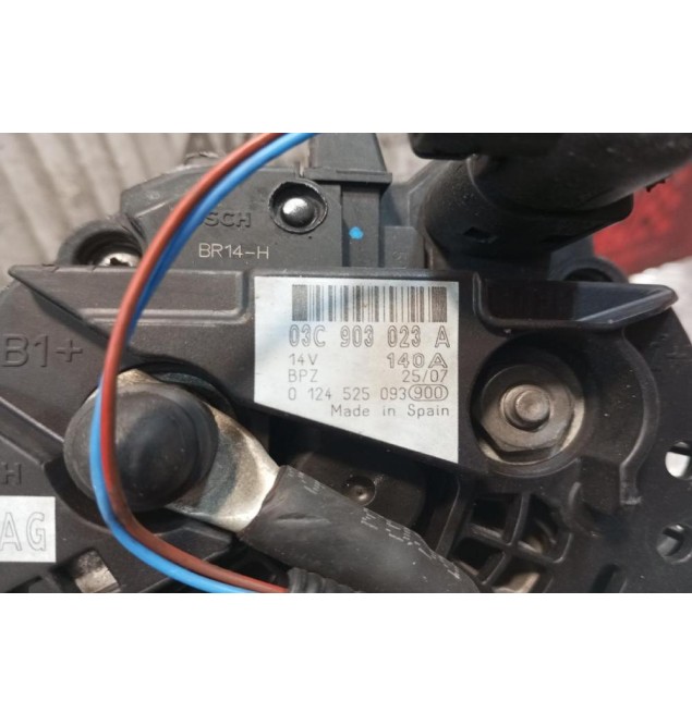 Δυναμό Volkswagen Group 2008-2013 03C903023A 0124525093