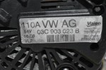 Δυναμό Volkswagen Golf 1.4 TSI CAV BLG BMY CAX 2008-2013 03C903023B 110A (Seat Audi Skoda) (Γνήσιος)