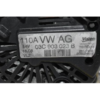 Δυναμό Volkswagen Golf 1.4 TSI CAV BLG BMY CAX 2008-2013 03C903023B 110A (Seat Audi Skoda) (Γνήσιος)