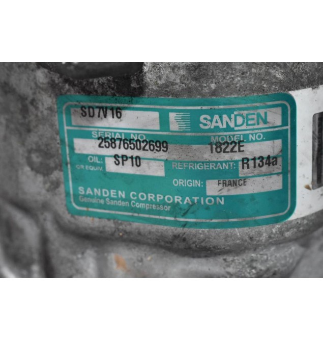 Κομπρεσέρ Aircondition Fiat Ducato 2.3cc Multijet F1AE 2002-2015 SD7V16 (Γνήσιο) (Iveco Daily) (Citroen / Peugeot)