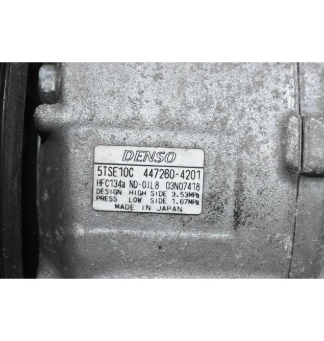 Κομπρεσέρ Aircondition Toyota Auris / Yaris 1NR 1.3 2008-2015 DENSO 447260-4201 5TSE10C (Μικρό Σπάσιμο Στην Τροχαλία)