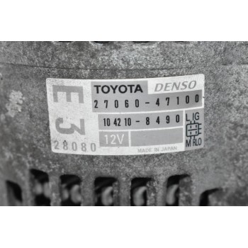 Δυναμό Toyota Yaris 1.3 1NR 2010-2015 DENSO 27060-47100 104210-8490 12V
