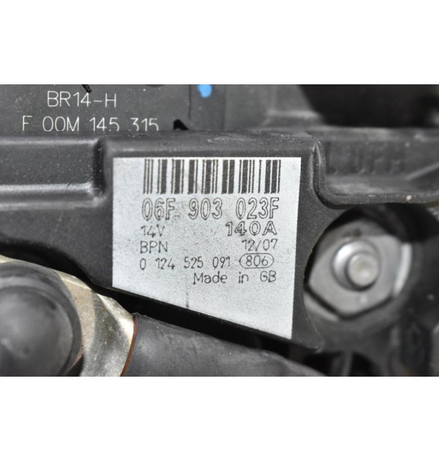 Δυναμό Volkswagen Golf 140A 14V 2004-2010 06F903023C (Touran / Caddy / Transporter / Tiguan) (Seat Leon Altea - Skoda Octavia - Audi A3)
