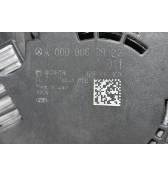 Δυναμό Mercedes-Benz C180 W204 W212 W205 C204 1.6cc 274910 2007-2020 A0009060922 0125711100 (Γνήσια)