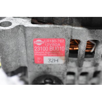 Δυναμό Nissan Almera N16 80A 12V QG15 2000-2005 23100-BU010 LR180-762 (Γνήσιο)