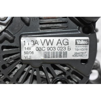 Δυναμός Volkswagen Golf 1.6 BLF BLP BAG 2000-2015 03C903023B 110Α (Γνήσια) (Scoda Octavia - Seat Leon - Ibiza - Cordoba  - Audi A3)