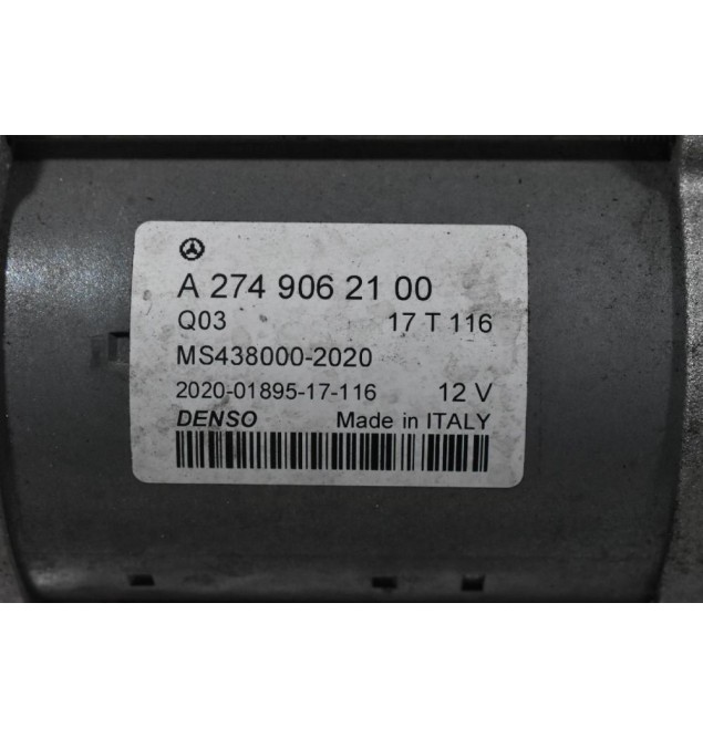 Μίζα Mercedes-Benz E200 W212 /C200 W205 2.0 274920 274910 2005-2020 A2749062100 MS438000-2020 (W213 W214 W218)