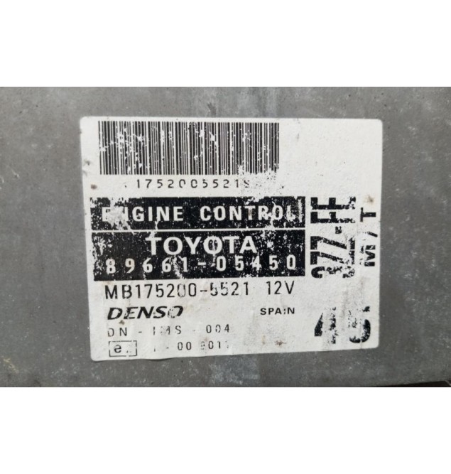 Εγκέφαλος Κινητηρα Toyota Avensis T22 Κωδ.Κινητηρα 3ZZ 1997-2003 89661-05450