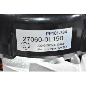 Δυναμό Toyota Hilux Revo 2.4 2GD & 2.8 1GD 80A 12V 7PK 2015-2022 27060-0L190 (Καινούριο)