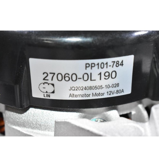 Δυναμό Toyota Hilux Revo 2.4 2GD & 2.8 1GD 80A 12V 7PK 2015-2022 27060-0L190 (Καινούριο)