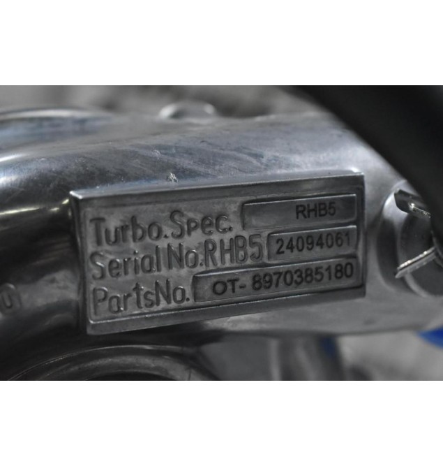 Turbo/Τουρμπίνα Isuzu Campo 2.5 4JA1 / 3.1 4JG2 1990-2001 8970385180 (Χωρίς Intercooler) (Καινούργια)