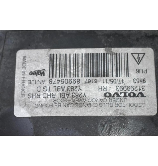 Φανάρι Εμπρός Δεξιά Volvo S60 2010-2014 31299993 89905478 (Γνήσιο) Xenon