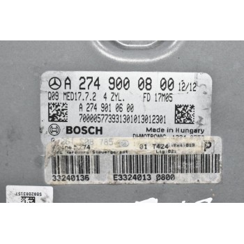 Εγκέφαλος Mercedes-Benz C180 W204 W212 W205 C204 1.6cc 274910 2007-2020 (Γνήσιος) A2749000800 A2749010600 0261S08785