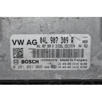 Εγκέφαλος Volkswagen Golf 2.0 TDI 2008-2018 04L907309L 0281031066 1039S84578 (Γνήσιο) (Seat Audi Skoda)