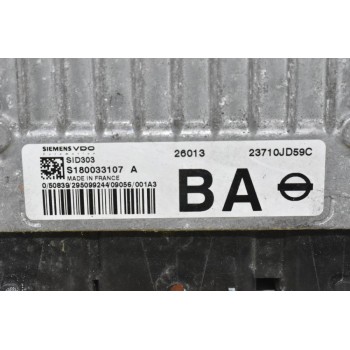 Εγκέφαλος Κινητήρα Nissan Qashqai 2006-2015 SIEMENS SID303 S180033107 A 23710-JD59C