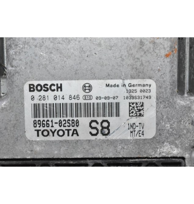 Εγκέφαλος Toyota Corolla - Auris 1.4D D4D 2005-2010 89661-02S80 0281014846 1039S31749