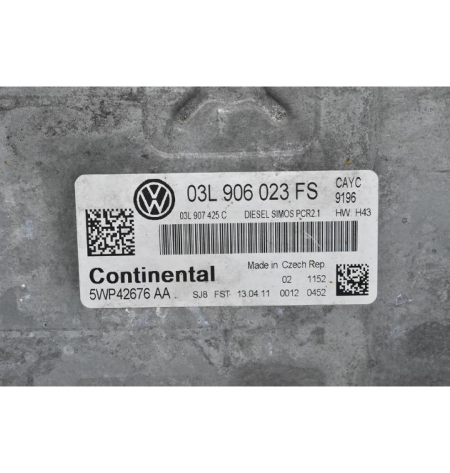 Εγκέφαλος Seat Leon / Altea 1.6 TDI 2005-2015 03L906023FS 5WP42676 AA 03L907425C (Volkswagen / Audi / Skoda)
