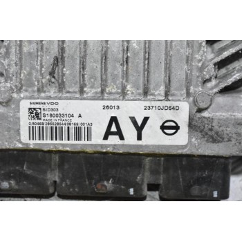 Εγκέφαλος Κινητήρα Nissan Qashqai 2006-2015 SIEMENS SID303 S180033104 A 23710-JD54D