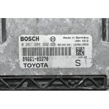 Εγκέφαλος Toyota Yaris 2006-2012 BOSCH 89661-0D270 0261208932
