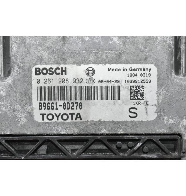 Εγκέφαλος Toyota Yaris 2006-2012 BOSCH 89661-0D270 0261208932