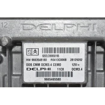 Εγκέφαλος Peugeot 407 2.0 HDI 2004-2012 9663548180 9665465580 R0413C006B 28129202 (Citroen C5 X7)