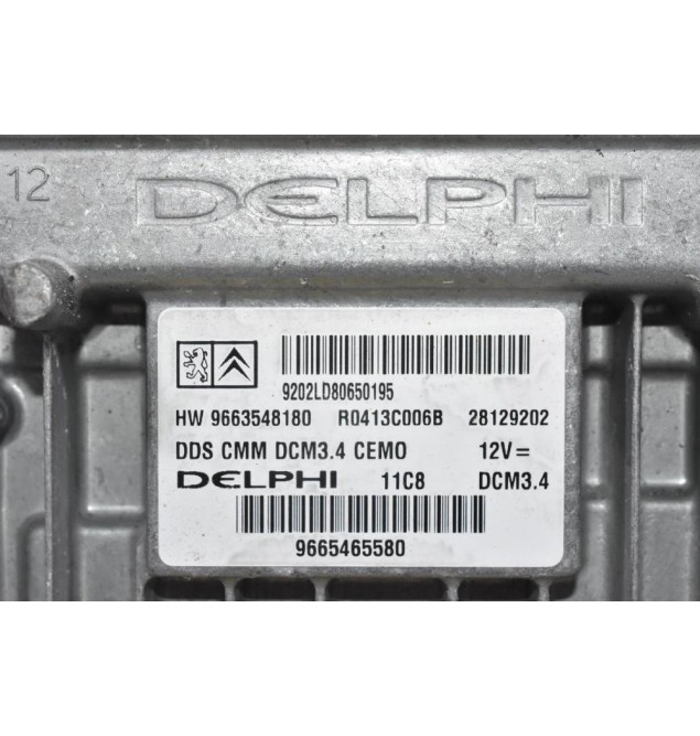 Εγκέφαλος Peugeot 407 2.0 HDI 2004-2012 9663548180 9665465580 R0413C006B 28129202 (Citroen C5 X7)