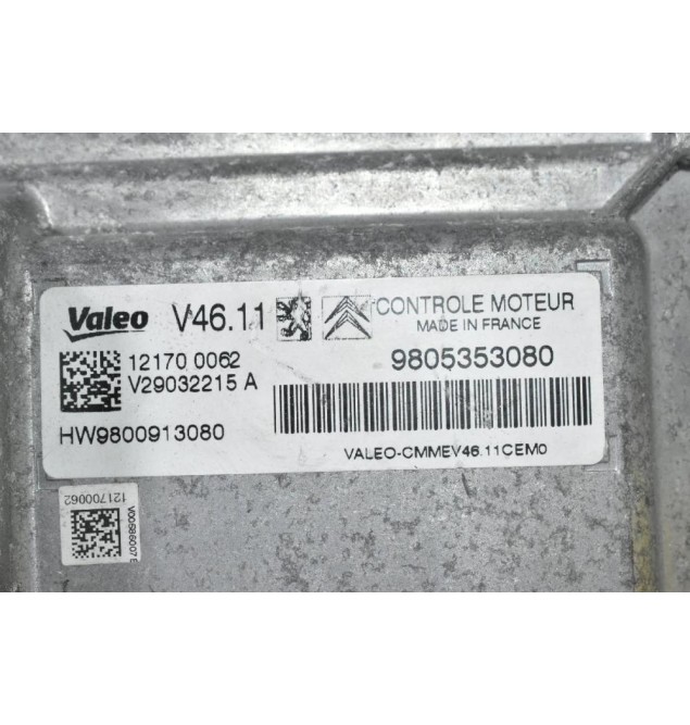 Εγκέφαλος Peugeot 208 1.2 2012-2017 9805353080 (Γνήσιος) (Citroen)