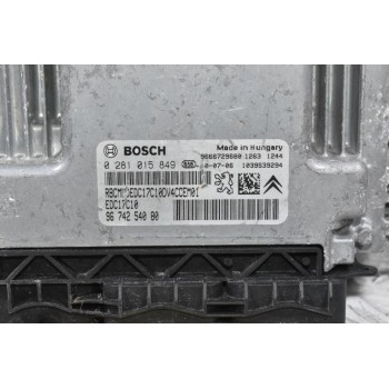 Εγκέφαλος Peugeot 207 / Citroen C3 C2 1.4 HDI 2006-2014 0281015849 9674254080
