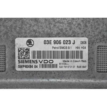 Εγκέφαλος Skoda Roomster 1.2 2006-2015 03E906023J 5WP40494