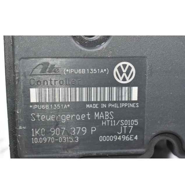 Μονάδα ABS Volkswagen Golf - Jetta - Caddy 2003-2010 1K0907379P 1K0614117H (Seat Toledo - Leon - Altea / Skoda Octavia)