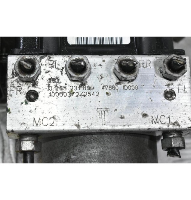 Μονάδα ABS Nissan Qashqai 2008-2015 47660-JD000 0265231899 0265800609
