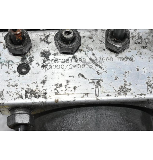 Μονάδα ABS Nissan Qashqai 2008-2015 47660-JD000 0265231899 0265800609