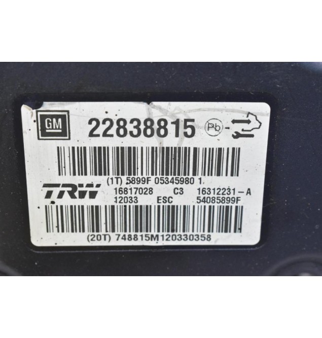 Μονάδα ABS Opel Insignia 2008-2018 22838815 16817028 16312231-A 54085899F
