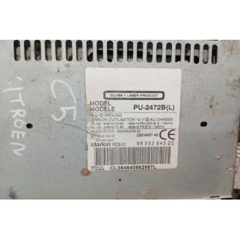 Ράδιο-CD-MP3 Citroen C5 2001-2004 PU-2472B