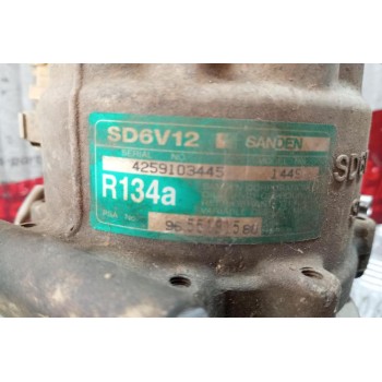 Κομπρεσέρ Aircondition - A/C Peugeot 206 1998-2003 9655191580 R134a SD6V12