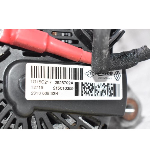 Δυναμό Dacia Duster / Nissan Qashqai K9K 1.5 2010-2020 231006833R 2626792A (Renault Kadjar / Clio)