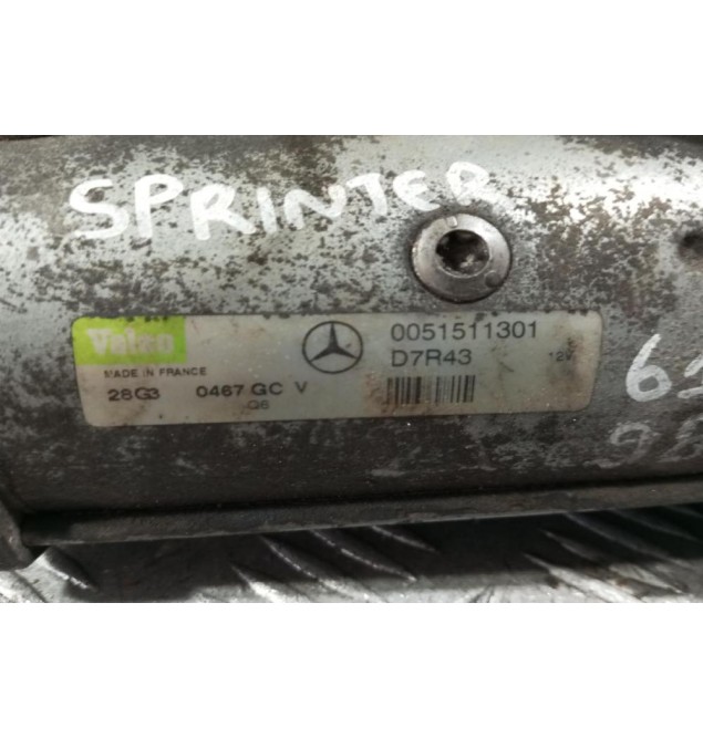 Μίζα Mercedes-Benz Sprinter Κωδ.Κινητηρα 611981 2000-2006 11 Δοντια 0051511301