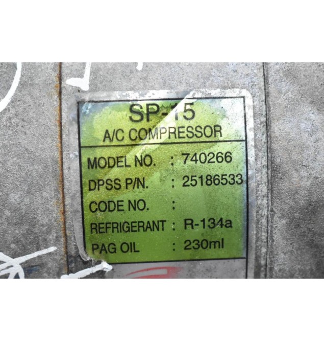 Κομπρεσέρ Aircondition - A/C Isuzu D-Max 3.0 4JJ1 2007-2012 740266 25186533